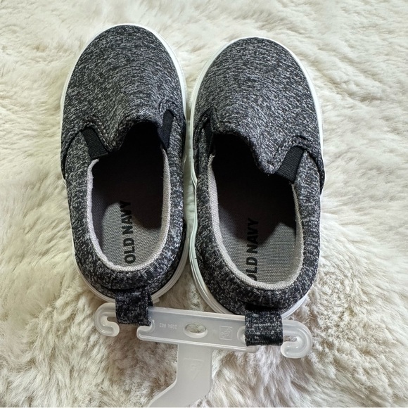 Old Navy Kids Slip-On Sneakers - black and White - Picture 3 of 4